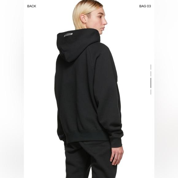 Essentials Sweaters - FOG ESSENTIALS- Unisex black hoodie size Small